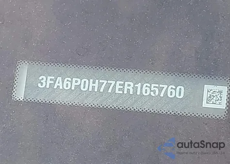 2014 Ford Fusion Se from USA, damaged, VIN 3FA6P0H77ER165760